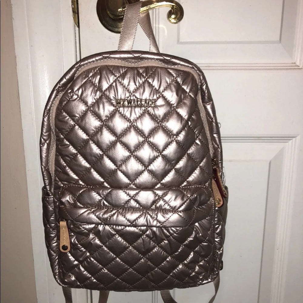MZ WALLACE ROSE GOLD SM METRO BACKPACK